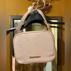 Juicy Couture CAMERA BAG in DUSTY BLUSH with Gold Accents NWT